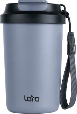 Термокружка Lara LR04-26 (серый/черный)