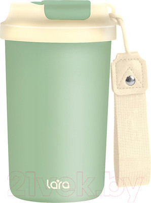 Термокружка Lara LR04-26 (зеленый/желтый)
