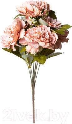 Искусственный букет Lefard Пионы 535-392 (терракотовый)