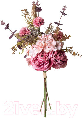 Искусственный букет Lefard 535-395 (бургунди)