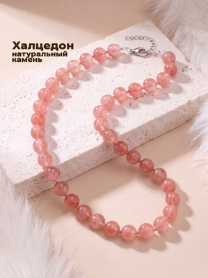 Бусы Wolves Халцедон 3089