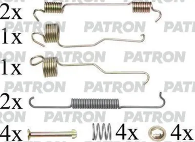 Ремкомплект тормозных колодок Patron PSRK0175