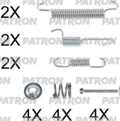 Ремкомплект тормозных колодок Patron PSRK0253
