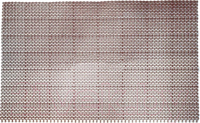 Коврик грязезащитный Ковропласт Волна (100x160, коричневый)