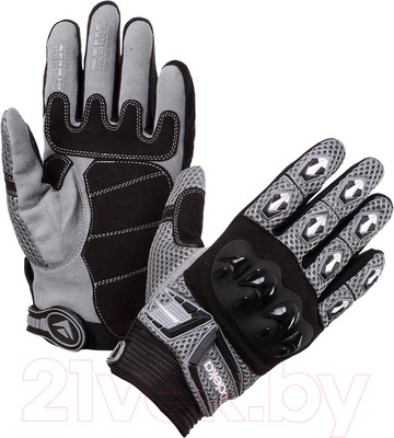 Мотоперчатки Modeka MX Top (р.11, черный/серый)