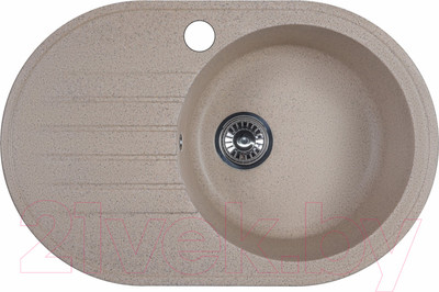 Мойка кухонная БелЭворс Rondo R (темно-бежевый)