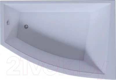 Ванна акриловая Aquatek Оракул 180x125 R (с каркасом и экраном)