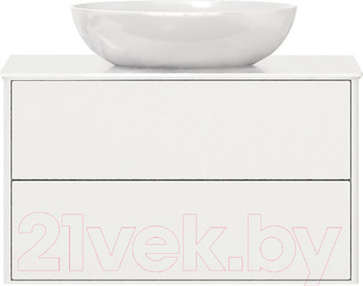 Тумба под умывальник Belux Джаз НП 80-02 (1, белый глянцевый)