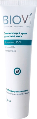 Крем для лица Biovi Смягчающий для сухой кожи мочевина 10% (100мл)