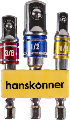 Набор адаптеров слесарных Hanskonner Для торцевых головок HK1041-04-S3AD