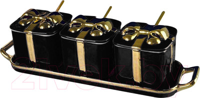 Набор емкостей для хранения Lenardi Multicolor 106-340 (3шт, с ложками)