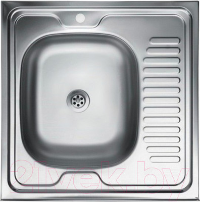 Мойка кухонная КромРус EC-209M RUS L (без сифона)