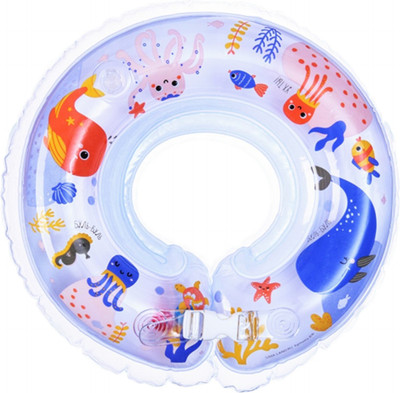 Надувной круг Крошка Я Морские животные с погремушками / 7583999