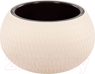 Кашпо Альтернатива Жемчужина / М8727 (7л, бежевый)
