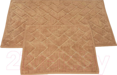 Набор ковриков для ванной и туалета Karven Parke / KV 422 (Bej/бежевый)