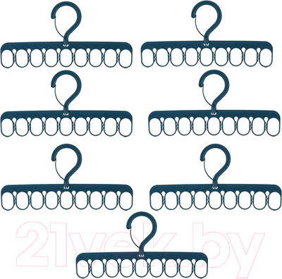 Набор пластиковых вешалок-плечиков Swed house Savean 64.01.1975 (синий)