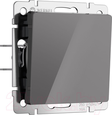 Выключатель Werkel W1110044 (графит акрил)