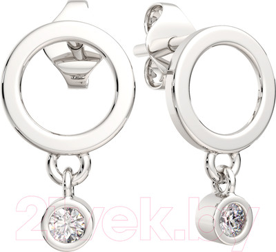 Серьги из серебра ZORKA 03101083.ZZ (с фианитами)