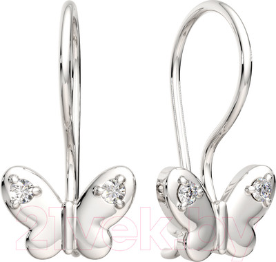 Серьги из серебра ZORKA 03101091.ZZ (с фианитами)