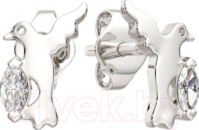 Серьги из серебра ZORKA 03101097.ZZ (с фианитами)