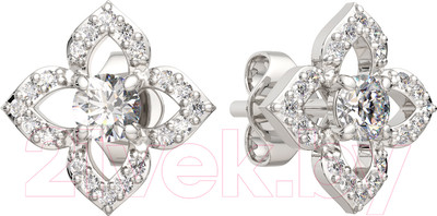Серьги из серебра ZORKA 03101113.ZZ (с фианитами)