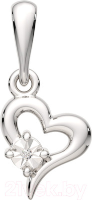 Подвеска из серебра ZORKA 04D0124 (с бриллиантом)