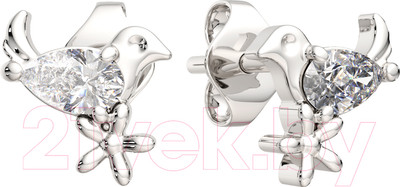 Серьги из серебра ZORKA 03101118 (с фианитами)