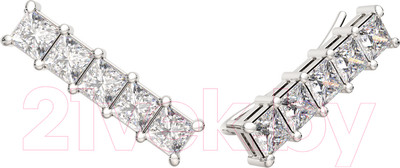 Серьги из серебра ZORKA 03101197 (с фианитами)