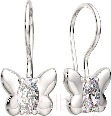 Серьги из серебра ZORKA 03101203.ZZ (с фианитами)