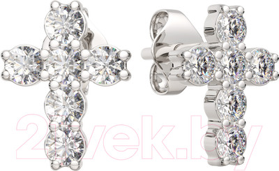 Серьги из серебра ZORKA 03101210.ZZ (с фианитами)