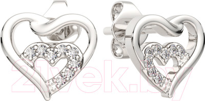 Серьги из серебра ZORKA 03101009.ZZ (с фианитами)