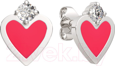 Серьги из серебра ZORKA 03101344 (с фианитами)