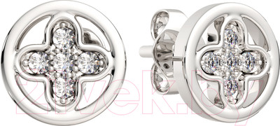 Серьги из серебра ZORKA 03101013.ZZ (с фианитами)