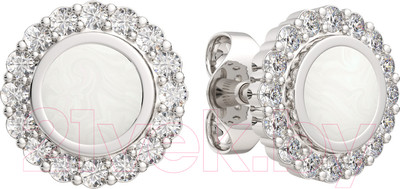 Серьги из серебра ZORKA 03101404.ZZ (с фианитами)