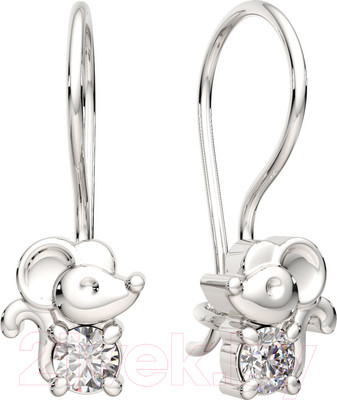 Серьги из серебра ZORKA 03101145.ZZ (с фианитами)