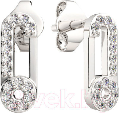 Серьги из серебра ZORKA 03101159.ZZ (с фианитами)