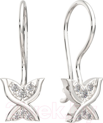 Серьги из серебра ZORKA 0310499.ZZ (с фианитами)