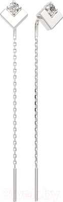 Серьги из серебра ZORKA 0310675.ZZ (с фианитами)