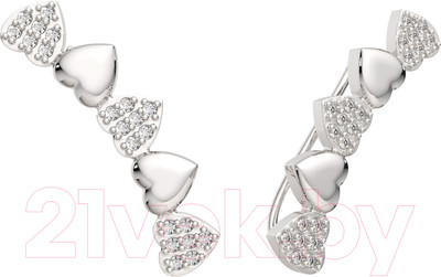 Серьги из серебра ZORKA 0310784.ZZ (с фианитами)