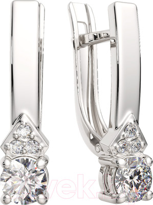 Серьги из серебра ZORKA 03101240.ZZ (с фианитами)