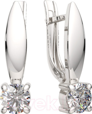Серьги из серебра ZORKA 03101274 (с фианитами)