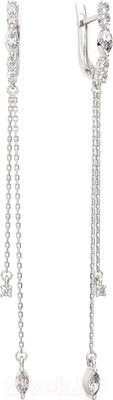 Серьги из серебра ZORKA 0310911 (с фианитами)