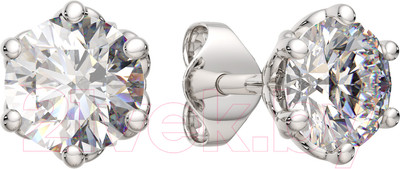 Серьги из серебра ZORKA 03101298 (с фианитами)