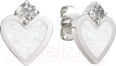 Серьги из серебра ZORKA 03101347 (с фианитами)