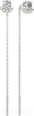 Серьги из серебра ZORKA 0310677.ZZ (с фианитами)