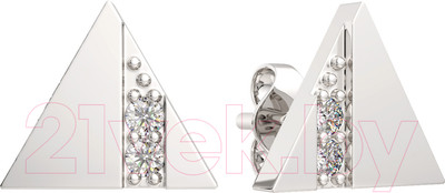 Серьги из серебра ZORKA 0310797.ZZ (с фианитами)