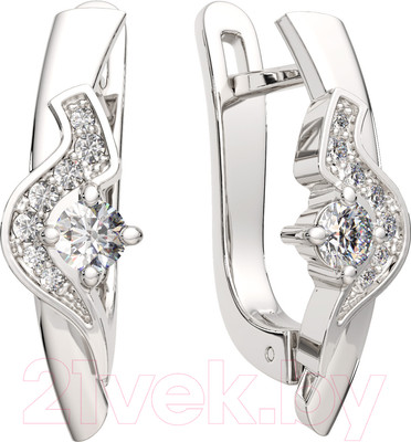 Серьги из серебра ZORKA 0310989.ZZ (с фианитами)