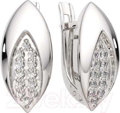 Серьги из серебра ZORKA 0310938.ZZ (с фианитами)