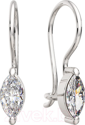 Серьги из серебра ZORKA 03101220 (с фианитами)