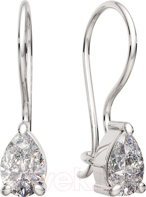 Серьги из серебра ZORKA 03101221 (с фианитами)
